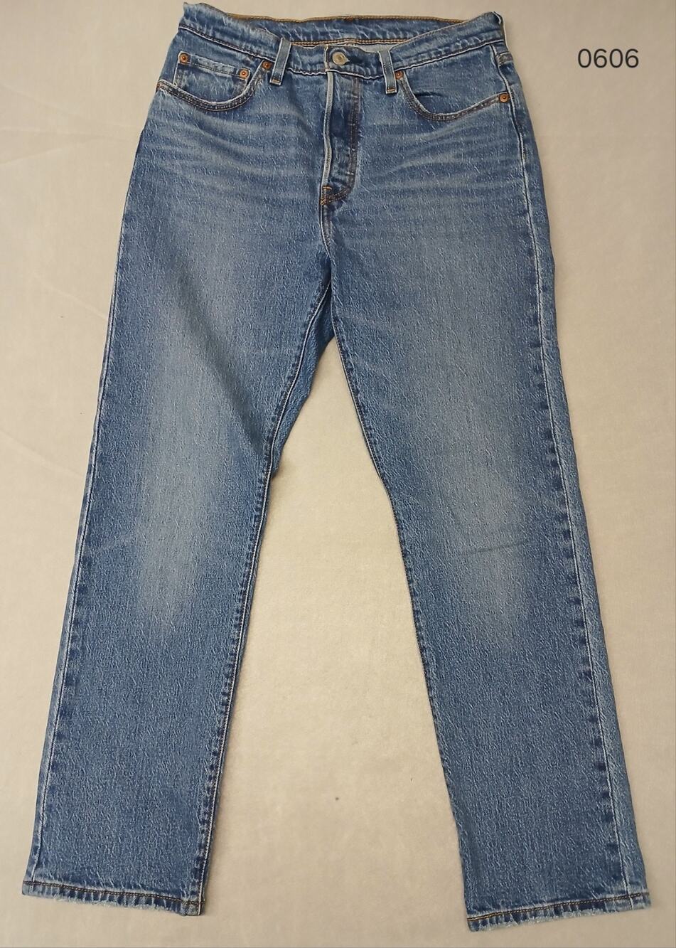 Levi's (29x30) 501 Men's Straight Fit Blue Denim Jeans